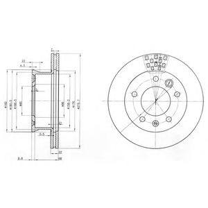 Тормозной диск Dr!ve+ DP1010.11.0735