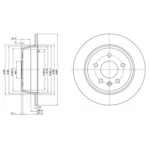 Тормозной диск Dr!ve+ DP1010.11.0127