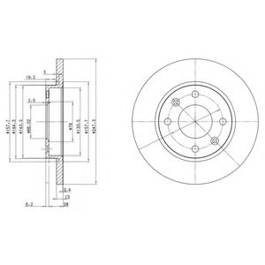 Тормозной диск Dr!ve+ DP1010.11.0134