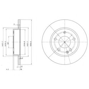 Тормозной диск Dr!ve+ DP1010.11.0152