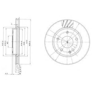 Тормозной диск Dr!ve+ DP1010.11.0376