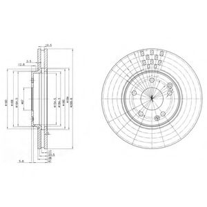 Тормозной диск Dr!ve+ DP1010.11.0703