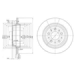 Тормозной диск Dr!ve+ DP1010.11.0198