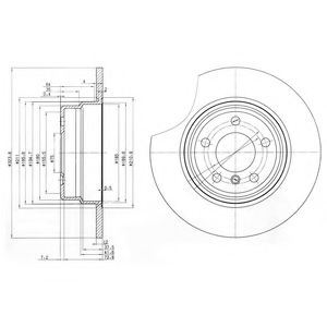 Тормозной диск Dr!ve+ DP1010.11.0191