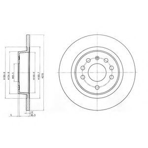 Тормозной диск Dr!ve+ DP1010.11.0225