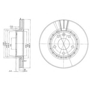 Тормозной диск Dr!ve+ DP1010.11.0347