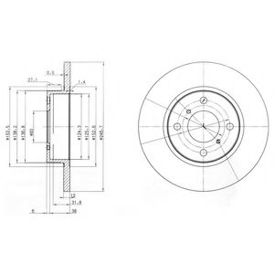 Тормозной диск Dr!ve+ DP1010.11.0187