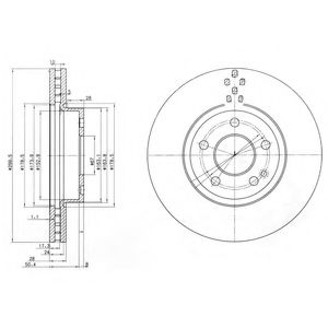 Тормозной диск Dr!ve+ DP1010.11.0364