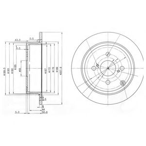Тормозной диск Dr!ve+ DP1010.11.0164