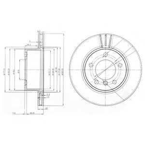 Тормозной диск Dr!ve+ DP1010.11.0396