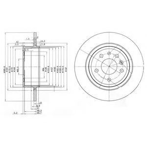 Тормозной диск Dr!ve+ DP1010.11.0206