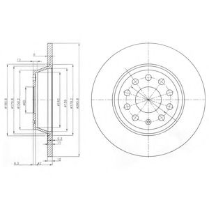 Тормозной диск Dr!ve+ DP1010.11.0252