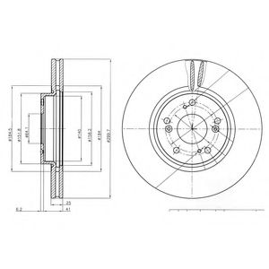 Тормозной диск Dr!ve+ DP1010.11.0595