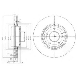 Тормозной диск Dr!ve+ DP1010.11.0460