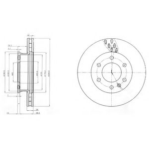 Тормозной диск Dr!ve+ DP1010.11.0497