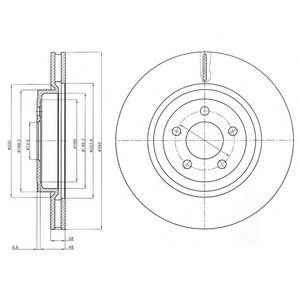 Тормозной диск Dr!ve+ DP1010.11.0524