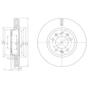 Тормозной диск Dr!ve+ DP1010.11.0552