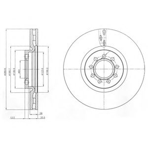 Тормозной диск Dr!ve+ DP1010.11.0582