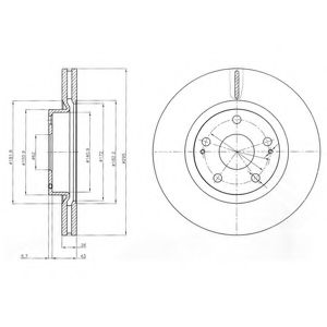 Тормозной диск Dr!ve+ DP1010.11.0506
