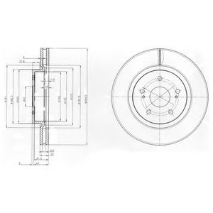 Тормозной диск Dr!ve+ DP1010.11.0508