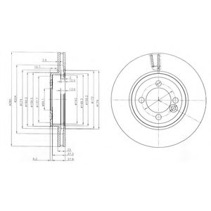 Тормозной диск Dr!ve+ DP1010.11.0598
