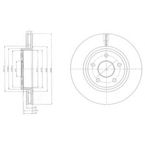 Тормозной диск Dr!ve+ DP1010.11.0528