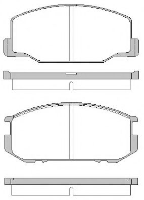 Тормозные колодки drve DP1010.10.0748
