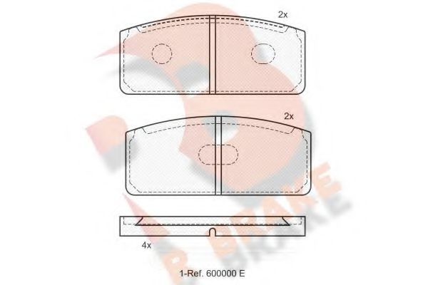 Тормозные колодки rbrake RB0029