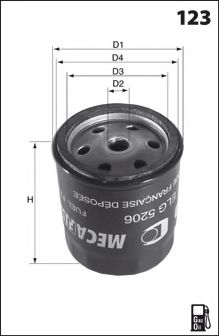 Топливный фильтр LUCAS FILTERS LFDS216