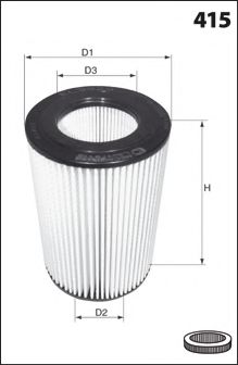Воздушный фильтр LUCAS FILTERS LFAF323