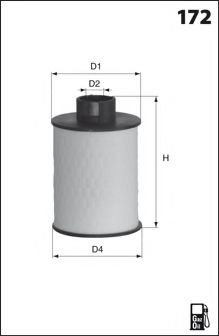Топливный фильтр LUCAS FILTERS LFDE150