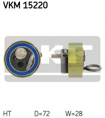 Натяжной ролик ремня ГРМ SKF VKM 15220
