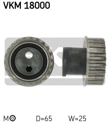 Натяжной ролик ремня ГРМ SKF VKM 18000