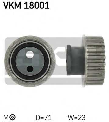 Натяжной ролик ремня ГРМ SKF VKM 18001