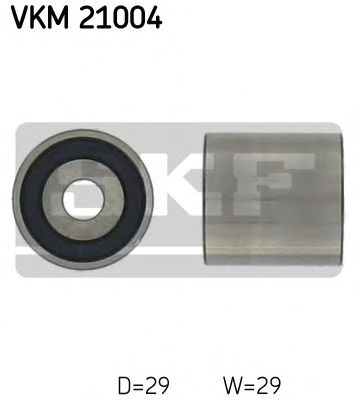 Обводной ролик ремня ГРМ SKF VKM 21004