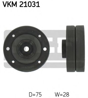 Обводной ролик ремня ГРМ SKF VKM 21031