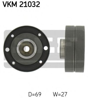 Обводной ролик ремня ГРМ SKF VKM 21032