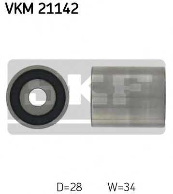 Обводной ролик ремня ГРМ SKF VKM 21142