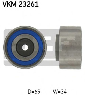 Обводной ролик ремня ГРМ SKF VKM 23261