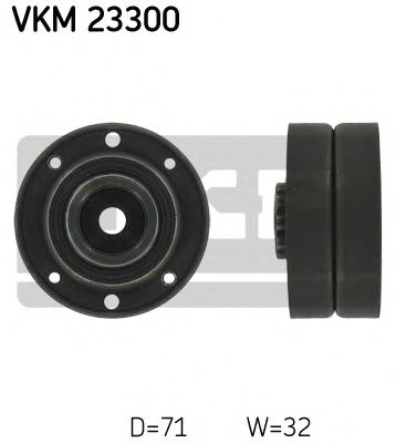 Обводной ролик ремня ГРМ SKF VKM 23300