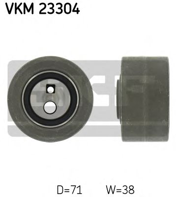 Обводной ролик ремня ГРМ SKF VKM 23304
