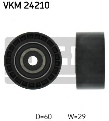 Обводной ролик ремня ГРМ SKF VKM 24210