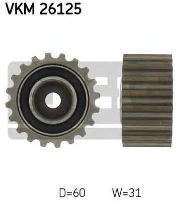 Обводной ролик ремня ГРМ SKF VKM 26125