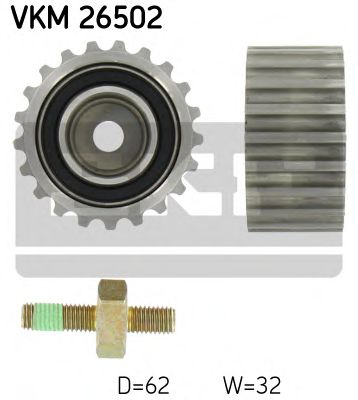 Обводной ролик ремня ГРМ SKF VKM 26502