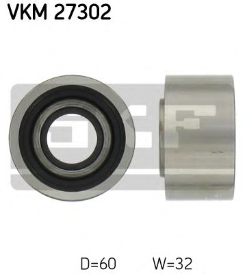 Обводной ролик ремня ГРМ SKF VKM 27302