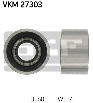Обводной ролик ремня ГРМ SKF VKM 27303