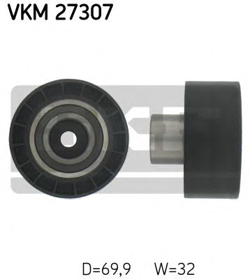 Обводной ролик ремня ГРМ SKF VKM 27307
