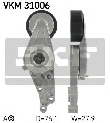 Ролик ремня генератора SKF VKM 31006