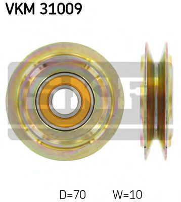 Паразитный / Ведущий ролик, клиновой ремень SKF VKM 31009