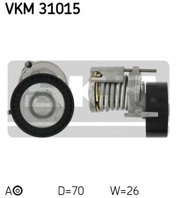 Ролик ремня генератора SKF VKM 31015